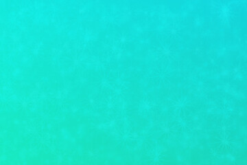 Abstract turquoise background. Blurred spots bokeh