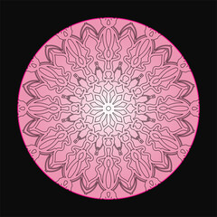 spiritual symbol round ornament