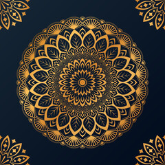 Luxury ornamental mandala design background