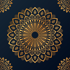 Luxury ornamental mandala design background