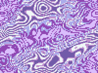 seamless abstract pattern of pink waves.in the style of pixel art.for creativity, embroidery, textiles, knitting patterns