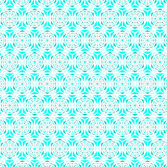 Seamless vector geometric pattern with figures in color. Background of repeatable geometric shapes.