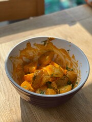 Smoked potato salad