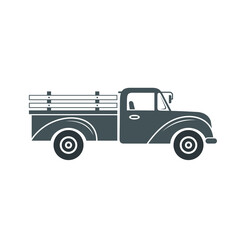 Fototapeta premium vintage truck illustration