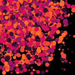 Colorful Universe Distribution Computational Generative Art background illustration