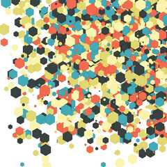 Colorful Universe Distribution Computational Generative Art background illustration