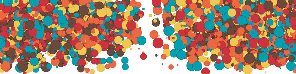 Colorful Universe Distribution Computational Generative Art background illustration