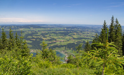 Allgaeu aerial view