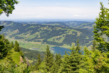 Fototapeta premium Allgaeu aerial view