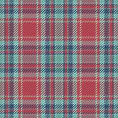 Seamless pattern of scottish tartan plaid. Repeatable background with check fabric texture. Vector backdrop striped textile print.