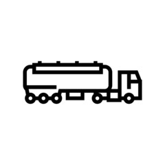 canister for fuel line icon vector. canister for fuel sign. isolated contour symbol black illustration