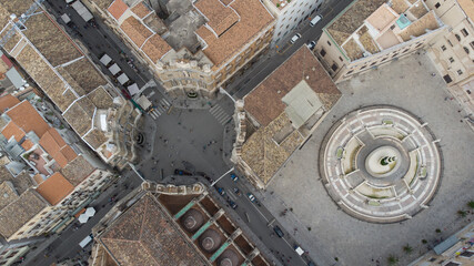 fotografia aerea di palermo in sicilia