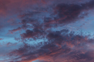 cloud beform storm at sunset nature background