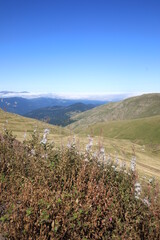 view of the mountains