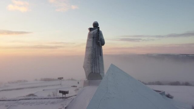 Murmansk Landscape. Alyosha Monument