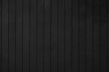 black wooden wall background and texture. dark vertical timber panel.