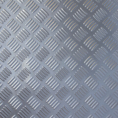 Metal checkered plate anti-slip texture, background