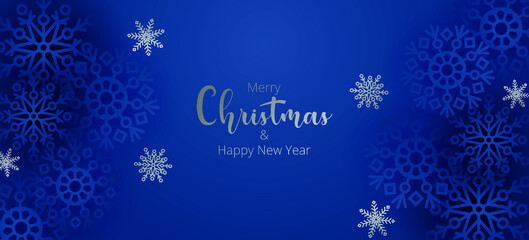 Christmas dark background with christmas tree branches and balls. Vector illustration. Winter background. For design flyer, banner, poster, invitation.