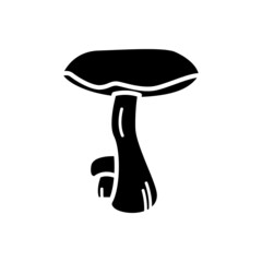 Mushroom vector icon. food illustration sign. fungus symbol or logo.