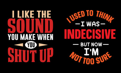 Typography T-shirt Bundle 2