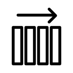 Icon line business graphic office