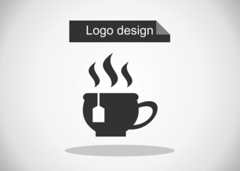 Business lunch concept. Cup of tea