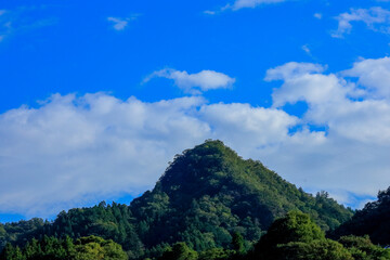 clouds over the mountains