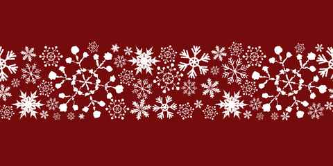 Seamless pattern background with christmas design