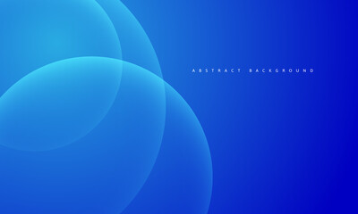 abstract blue background with circular shapes.vector illustration