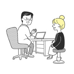 医師の診察を受ける妊婦の女性