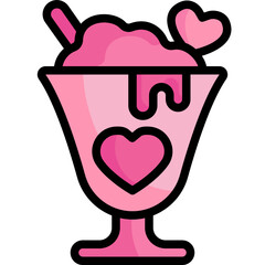 milkshake Two Tone icon