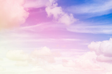 Fototapeta na wymiar Colorful clouds in the sky