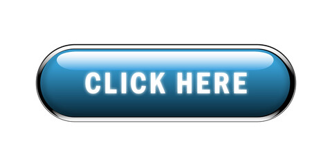 Click here glossy button clicking icon. Click here vector web button. 
Click here, UI button concept. Vector illustration