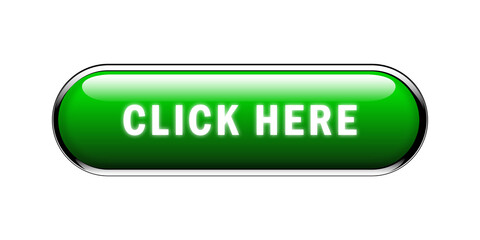 Click here glossy button clicking icon. Click here vector web button. 
Click here, UI button concept. Vector illustration