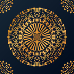 Luxury ornamental mandala design background