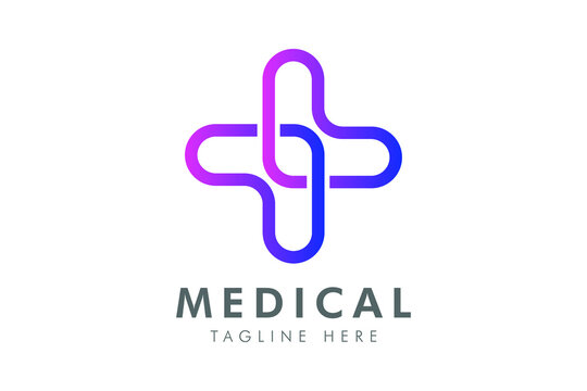 Health Care Vector Logo Template. Medical health-care logo design template.