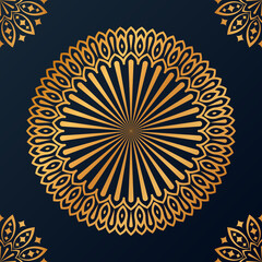 Luxury ornamental mandala design background
