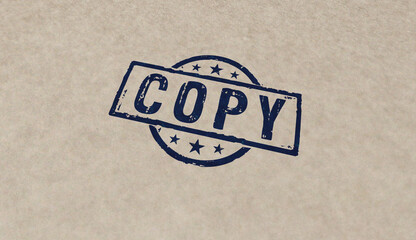 Copy stamp and stamping