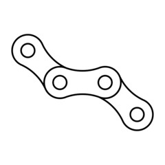 bicycle chain line icon