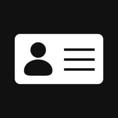 Identification card icon