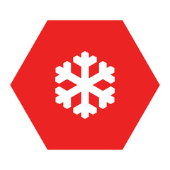 Schneeflocke und Sechseck