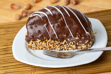 Malaga Dessert - Chocolate Eclairs with peanut - hazelnut and banana
