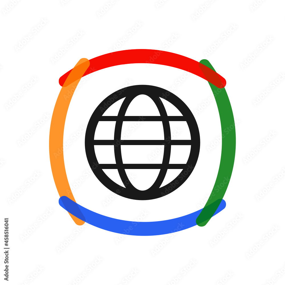 Poster Globe - Sticker