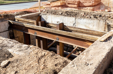 Repair and replacement of underground communications on the city street