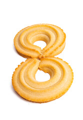 biscuit cookie isolated