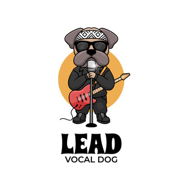 Lead Vocal Dog Logo