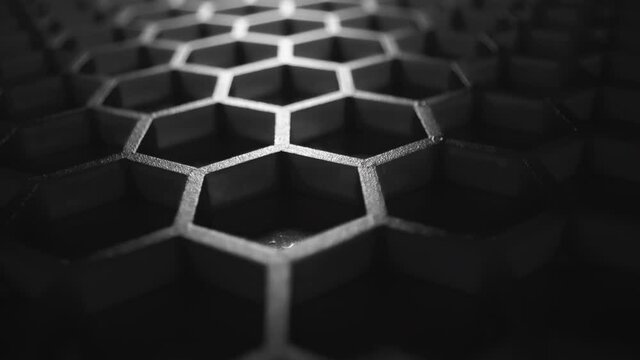 Abstract hexagon geometry background. Useful as abstract background.