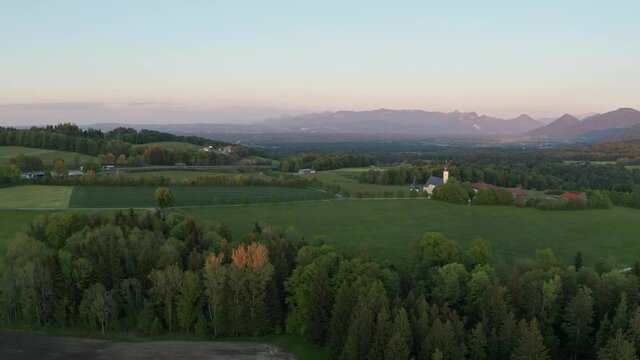Pilgrimage church Wilparting "St.Marinus" in the Bavarian foothills