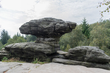 Tisa Rocks europe czech republic summer mountain formation sandstone walls