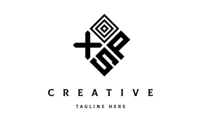 Obraz premium XPS square three latter logo vector